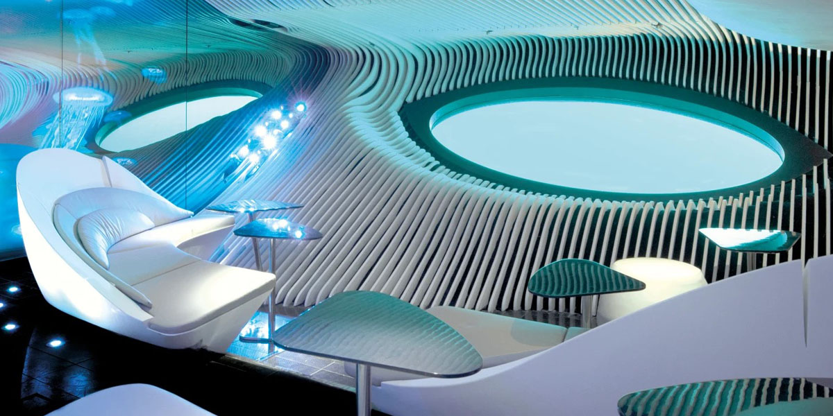 Blue Eye Lounge - Le Champlain ship - Whale shark cruise in Qatar